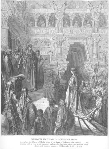The Queen of Sheba Visits Solomon