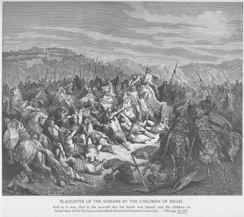 The Israelites Slaughter the Syrians