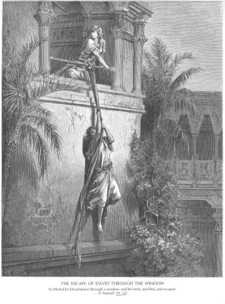 David Escapes Through the Window