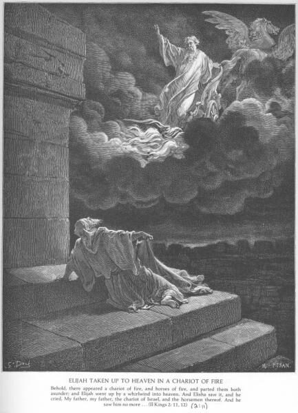 Elijah Ascends in the Chariot of Fire