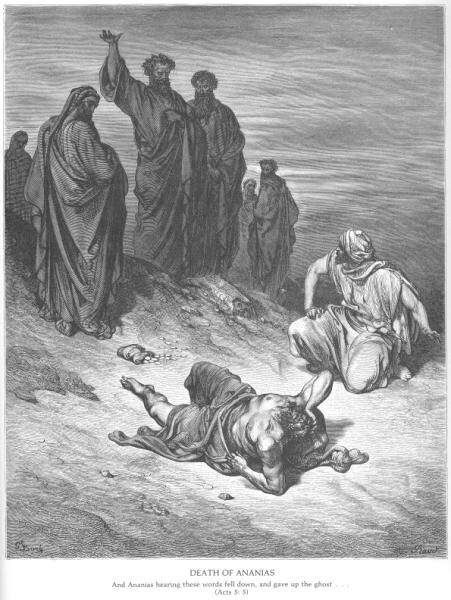 The Death of Ananias