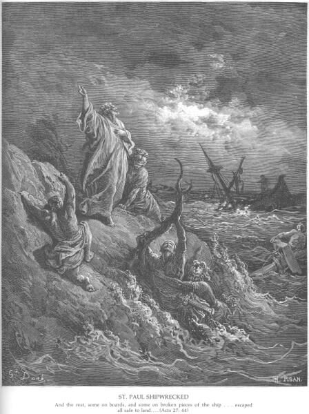 Paul Is Shipwrecked