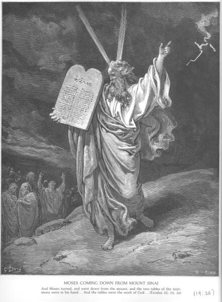 Moses Comes Down from Sinai