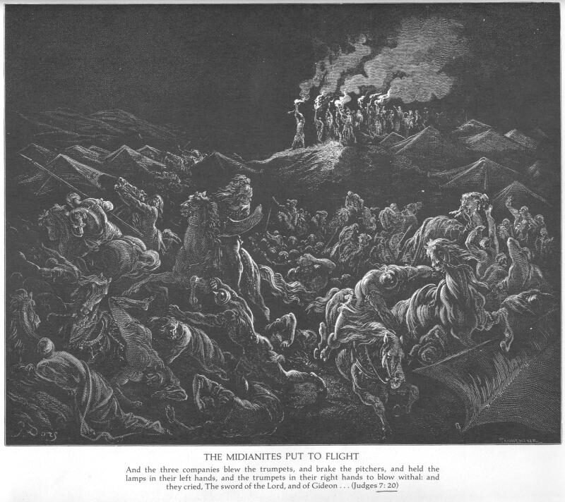 The Midianites Routed