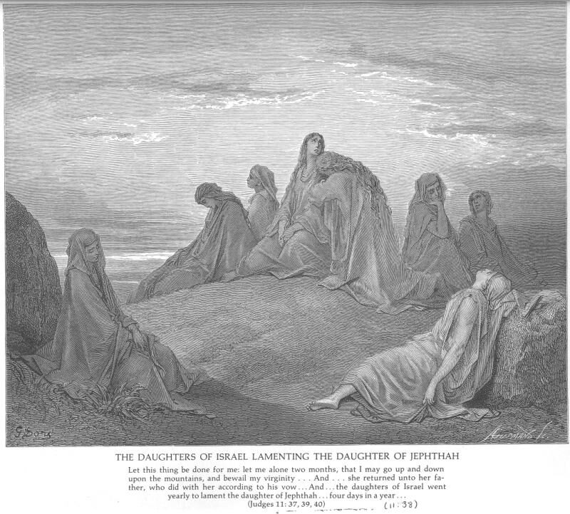 The Israelite Women Mourn Jephthah's Daughter