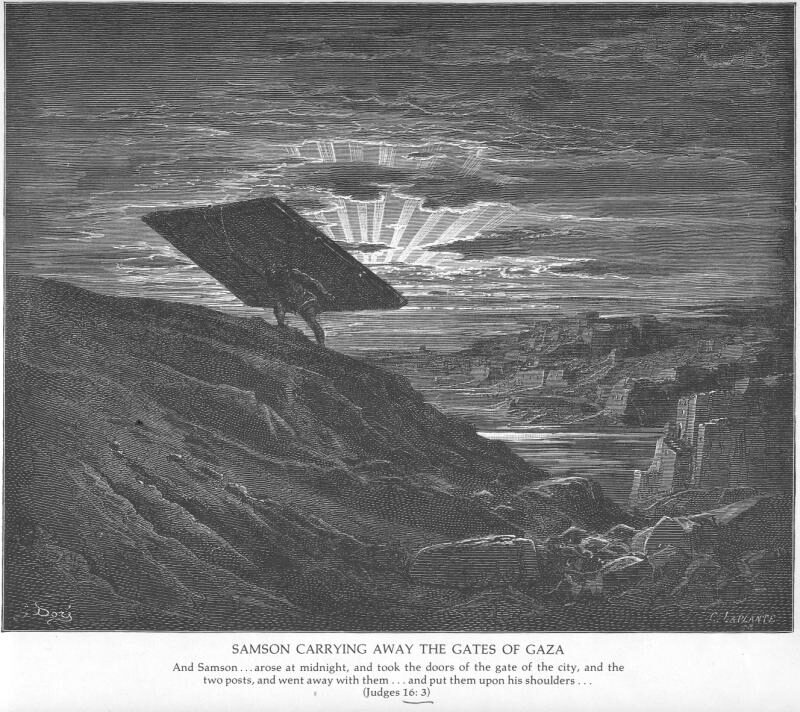 Samson Carries Away the Gates of Gaza