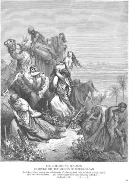 The Benjaminites Take the Virgins of Jabesh-gilead